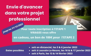 Un coup de pouce Virages pour faire grandir votre projet professionnel !
