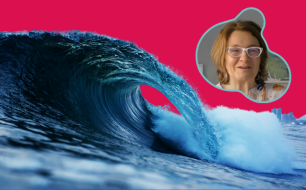 Quand la vague nous submerge par Marina Blanchart