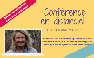 Webinaire offert sur la méthode du coaching systémique et de la thérapie brève – Rejoignez-nous le 11 mars à 18h15. Webinaire offert sur la méthode du coaching systémique et de la thérapie brève – Rejoignez-nous le 11 mars à 18h15.