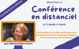 Merci - Conférence de présentation du modèle d'intervention en thérapie brève et coaching systémique