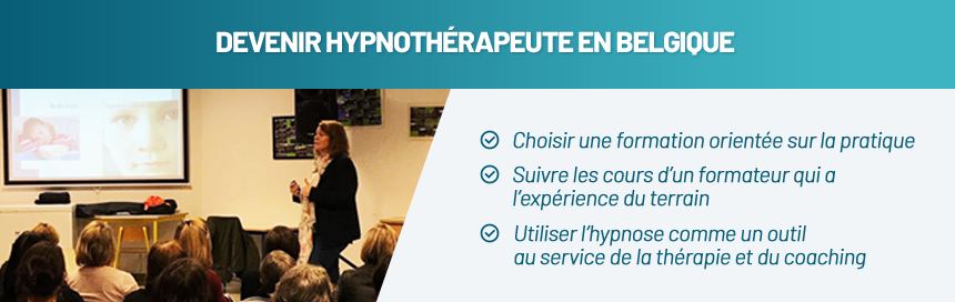 Bannière argument comment devenir hypnothérapeute en Belgique