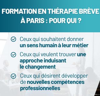 Formation en thérapie brève à Paris, pour qui ?